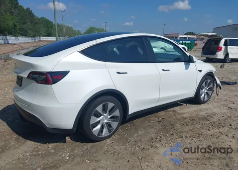 2021 Tesla Model Y Standard Range Rear-Wheel Drive из США, поврежденный, VIN 5YJYGDED4MF192824